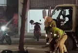 CSGT rút súng khống chế tài xế xe tải ‘thông chốt’ kiểm tra nồng độ cồn
