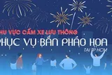 [Infographic] - Lộ trình thay thế các tuyến đường bị cấm, phục vụ bắn pháo hoa tối 30-4 ở TPHCM