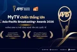 MyTV của VNPT thắng lớn tại Asia-Pacific Broadcasting+ Awards 2026