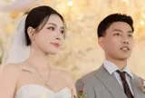 Khoảnh khắc cô dâu công khai có con gái riêng ở lễ cưới Văn Thanh gây sốt