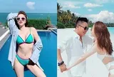 Nhan sắc nóng bỏng của "công chúa showbiz" sinh con trai cho đại gia Hà Tĩnh