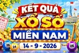 XSMN 14/9 - Kết quả XSMN ngày 14/9/2026 - Xổ số miền Nam ngày 14 tháng 9