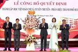 Thành lập Phân hiệu Học viện Báo chí và Tuyên truyền tại TP.Huế