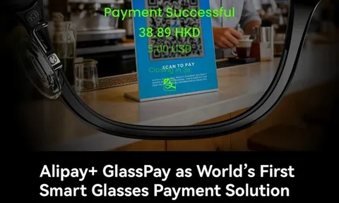 Rokid và Ant International công bố tích hợp khả năng thanh toán trên kính thông minh
