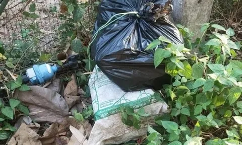 Thấy túi bóng đen vứt bên đường, người dân sốc khi thấy thứ bên trong