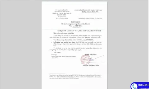 Thêm loạt trường ở TPHCM dừng bữa ăn bán trú trước nghi vấn thực phẩm không an toàn