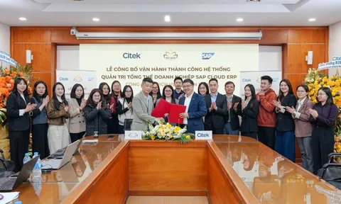 B2B Sen Vàng, Citek công bố vận hành thành công hệ thống quản trị SAP Cloud ERP