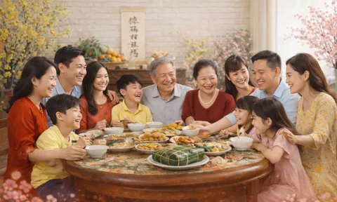 Tết Việt với gia đình nhiều thế hệ