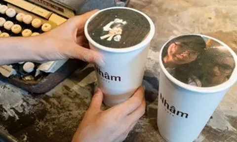 VIDEO: Trải nghiệm in hình lên ly hút giới trẻ