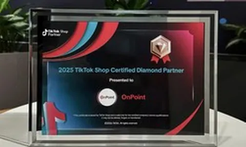 OnPoint được vinh danh “Đối tác Kim cương Xuất sắc” của TikTok Shop