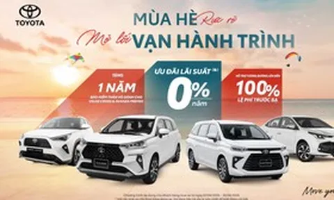 Toyota duy trì sức mua với chương trình ưu đãi lớn trong tháng 4