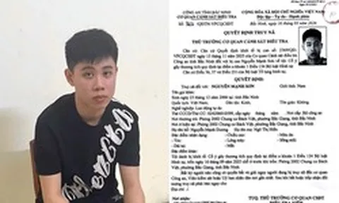 Vây bắt thành công Nguyễn Mạnh Sơn SN 2006