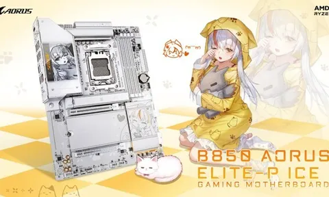GIGABYTE ra mắt phiên bản B850 Ari Editions mới nhằm đáp ứng nhu cầu ngày càng tăng từ cộng đồng anime và người dùng tự build PC