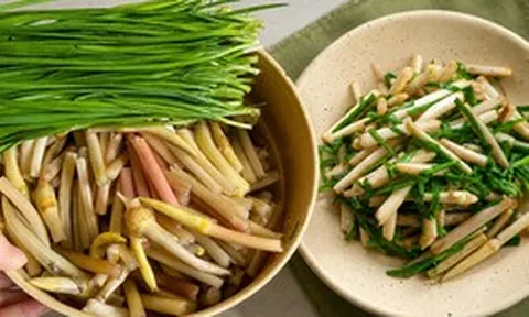 Đi chợ thấy loại rau này nhất định phải mua: Xào với hẹ 5 phút ra món ngon "tốn cơm", người sành ăn mới biết