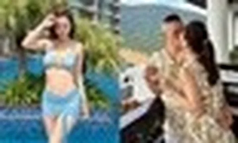 Hoa hậu đẹp bậc nhất Việt Nam tình tứ bên chồng đại gia: "Tụi mình vẫn còn chơi với nhau"