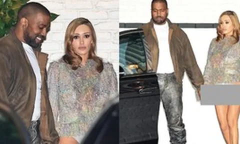 Tình hình hiện tại của vợ Kanye West: Mặt xinh như búp bê còn quần thì bỏ quên ở nhà