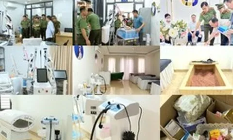 Khởi tố 12 "bác sĩ", "chuyên gia": Thu giữ 60 loại thuốc, mỹ phẩm tại 1 cơ sở làm đẹp nổi tiếng