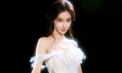 Mỹ nhân Angelababy đẹp vô thực với đầm Việt