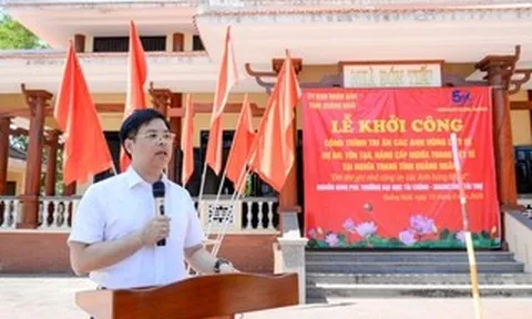 Trường ĐH ở TPHCM xây công trình tri ân liệt sĩ tại Quảng Ngãi