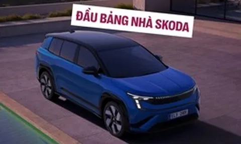 Skoda Peaq ra mắt: SUV điện lớn nhất hãng, chạy 647km/sạc, có chi tiết lần đầu xuất hiện