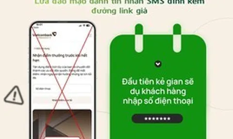 Vietcombank cảnh báo: Khách hàng có thể mất sạch tiền trong thẻ nếu làm theo tin nhắn này