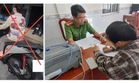 Tự đăng clip vi phạm giao thông lên Facebook, người phụ nữ bị công an mời làm việc