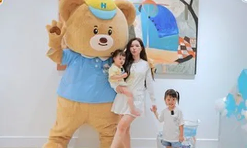 Lucie Nguyễn hạnh phúc khi Tuấn Dương cùng 2 con bí mật làm điều này