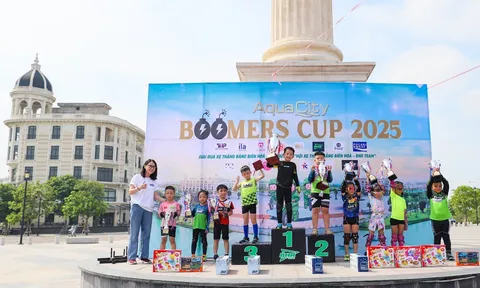 Ngày hội thể thao đầy màu sắc cho trẻ em tại đô thị xanh Aqua City