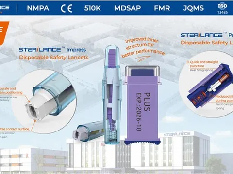 Kim chích an toàn SteriLance được sử dụng trong hệ thống bệnh viện công Thái Lan