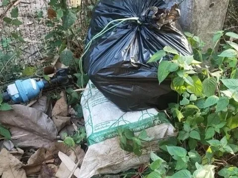 Thấy túi bóng đen vứt bên đường, người dân sốc khi thấy thứ bên trong