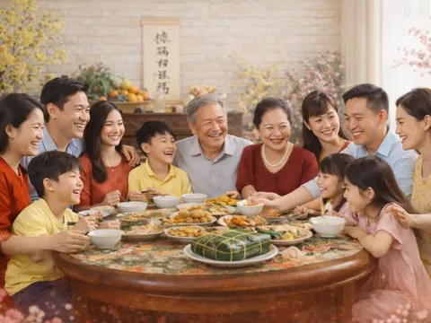 Tết Việt với gia đình nhiều thế hệ