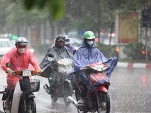 Từ đêm mai, miền Bắc xuất hiện mưa rào nhiều nơi