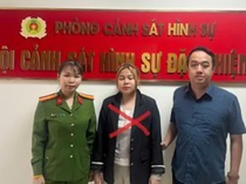 Bắt giữ Lê Thị Thúy Hằng SN 2002