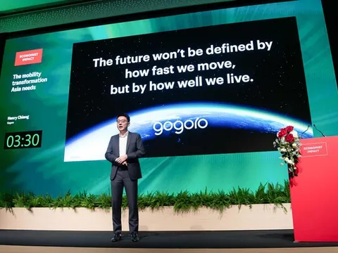 Gogoro, công ty dẫn đầu về hoán đổi pin của Đài Loan mở ra kỷ nguyên mới cho di chuyển đô thị tại Tuần lễ Phát triển Bền vững Châu Á của The Economist