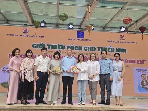 Trường Tiểu học Việt Nam – Cuba tổ chức chương trình giới thiệu sách dự án “Tình anh em”