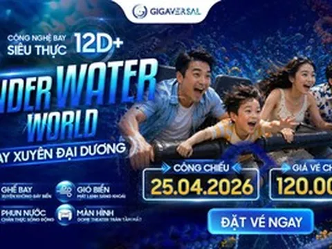 Địa điểm vui chơi cực hot dịp lễ 2026: Công nghệ bay siêu thực 12D+ xuyên đại dương tại Gigamall