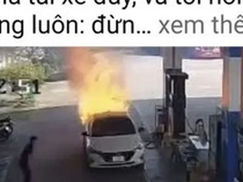 Vụ cháy xe làm 2 người chết: Xuất hiện tài khoản mạng xã hội nhận là tài xế