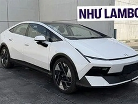 Hyundai Ioniq V lộ động cơ yếu hơn cả Elantra dù dáng ‘chiến’ như Lamborghini, bù lại bằng pin hơn 600km/sạc