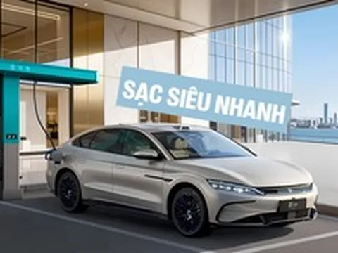Sedan điện BYD có công nghệ sạc siêu nhanh được đăng ký tại Việt Nam, dễ ra mắt vào cuối năm nay cùng hệ thống trạm sạc