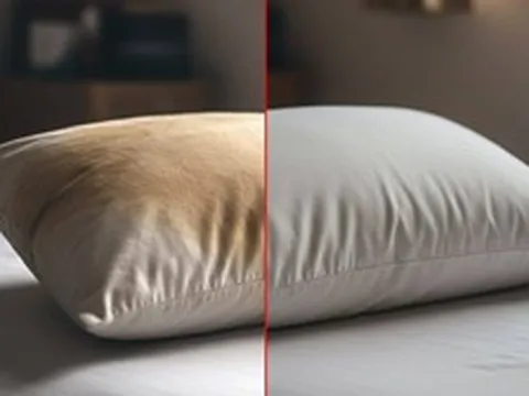 5 cách vệ sinh ruột gối bông hết sạch vết ố vàng