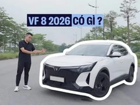 Tất tần tật về VinFast VF 8 2026 sắp ra mắt: Có treo thích ứng, pin ngang VF6 nhưng đi tận 500 km?