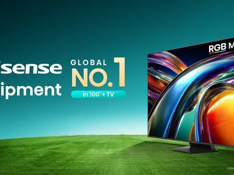 Omdia Q1/2026: Hisense củng cố vị thế dẫn đầu toàn cầu ở phân khúc TV 100 inch trở lên
