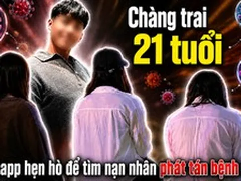 Phát hiện mắc nhiều bệnh xã hội, chàng trai 21 tuổi dùng app hẹn hò làm 1 việc khiến ai cũng rùng mình