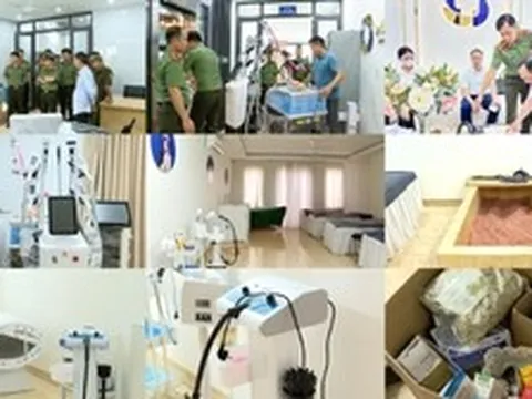 Khởi tố 12 "bác sĩ", "chuyên gia": Thu giữ 60 loại thuốc, mỹ phẩm tại 1 cơ sở làm đẹp nổi tiếng