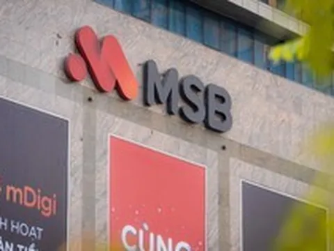 Cổ phiếu MSB vượt đỉnh lịch sử, vốn hóa đạt gần 1,9 tỷ USD