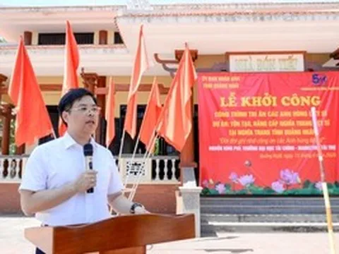 Trường ĐH ở TPHCM xây công trình tri ân liệt sĩ tại Quảng Ngãi