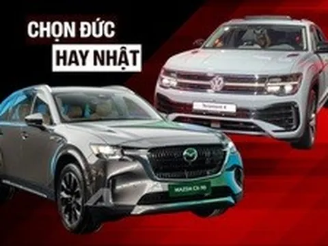Gần 2 tỷ đồng chọn Mazda CX-90 hay Volkswagen Teramont X, bảng so sánh này cho thấy mẫu xe Nhật đang áp đảo về hàm lượng công nghệ
