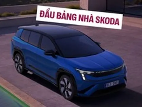 Skoda Peaq ra mắt: SUV điện lớn nhất hãng, chạy 647km/sạc, có chi tiết lần đầu xuất hiện