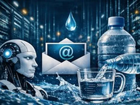 Một email nhờ AI viết hộ 'ngốn' nửa lít nước: Cơn khát tài nguyên của công nghệ