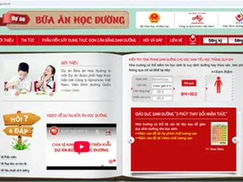 “Bữa ăn học đường” nâng cao dinh dưỡng, lan tỏa ý thức bảo vệ môi trường cho học sinh